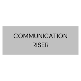 Communication Riser Signage