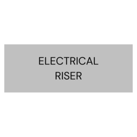 Electrical-Riser-Signage used in buildings