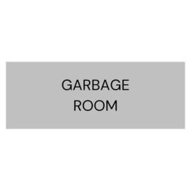Garbage-Room-Signage