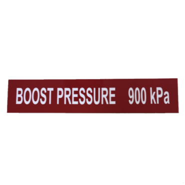 boost-pressure signs
