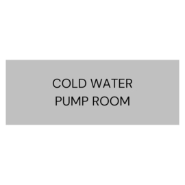 Cold-Water-Pump-Room-Signage