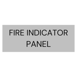 Fire Indicator Panel sign.