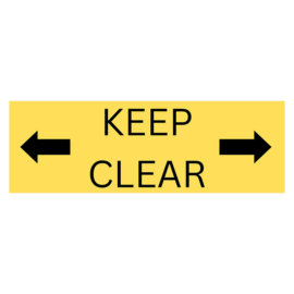 Keep-Clear-Signage