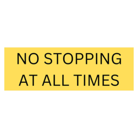 No-Stopping-at-all-times-signage
